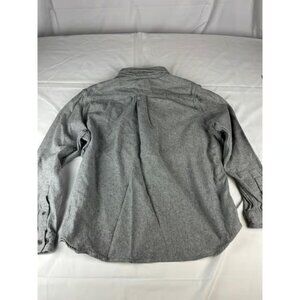 Eddie Bauer Mens XXL Gray Button Down Long Sleeve Shirt